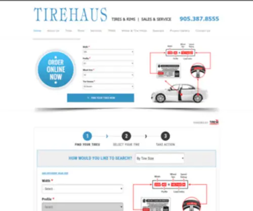 Tirehaus.ca(New and Used Tires) Screenshot