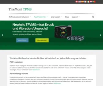 Tiremoni.com(Reifendruckkontrolle in nur 5 Minuten einfach nachgerüstet) Screenshot