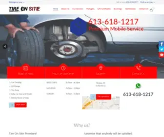 Tireonsite.com(Car detailing) Screenshot