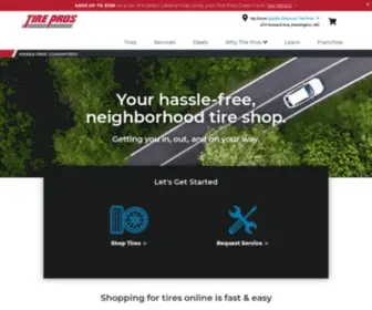 Tirepros.com(Tire Pros) Screenshot