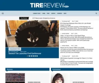 Tirereview.com(Tire Review Magazine) Screenshot