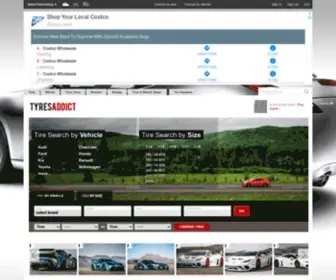 Tiresaddict.com(Tires & Wheels) Screenshot