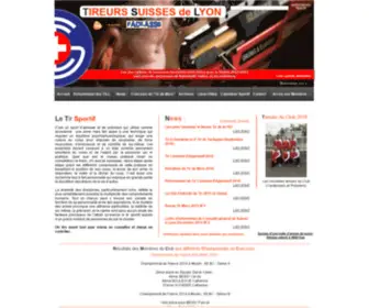 Tireurssuissesdelyon.com(Tireurs Suisses de Lyon) Screenshot