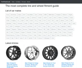 Tirewheelguide.com(Will they fit) Screenshot