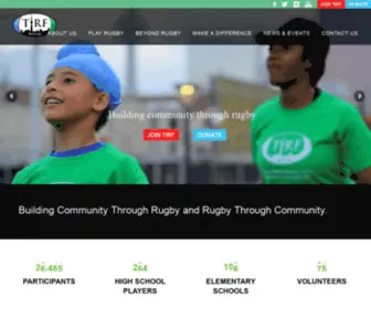 Tirfrugby.ca(TIRF Rugby) Screenshot