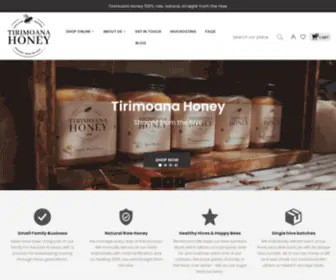 Tirimoanahoney.co.nz(Tirimoana honey) Screenshot