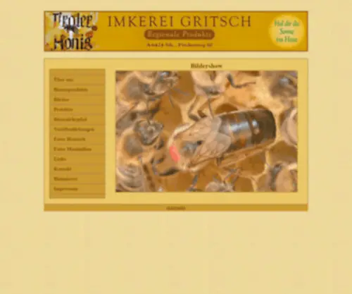Tirolerhonig.at(TirolerHonig-Imkerei Gritsch) Screenshot