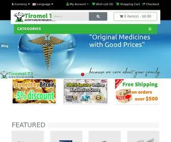 Tiromelt3.com(Buy Tiromel 25mcg online from) Screenshot