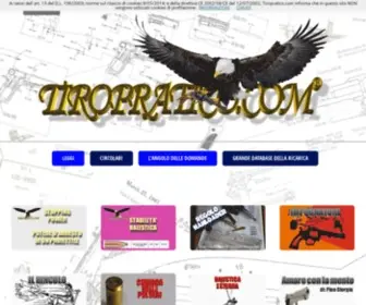 Tiropratico.com(PRINCIPALE PORTALE ITALIANO DEDICATO AGLI APPASSIONATI DI ARMI) Screenshot