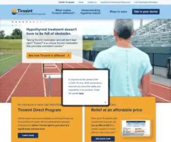 Tirosint.com(Tirosint® Capsules) Screenshot