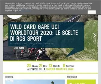 Tirrenoadriatico.it(Tirreno Adriatico) Screenshot
