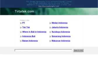 Tirtatek.com(Tangki stainless steel) Screenshot