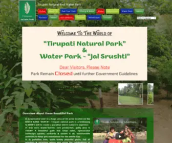 Tirupatinaturalpark.co.in(Tirupati Natural Park) Screenshot