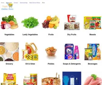 Tirupationlinestore.com(Vegetables, Fruits, Grocery Online Shopping) Screenshot