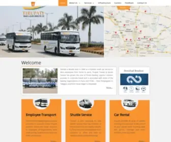 Tirupatitravels.com(Bus and Corporate Travel Services Pune) Screenshot