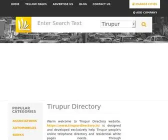 Tirupurdirectory.in(Warm welcome to Tirupur Directory website. Tirupur directory) Screenshot