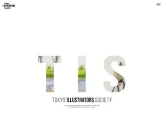Tis-Home.com(Tokyo Illustrators Society) Screenshot