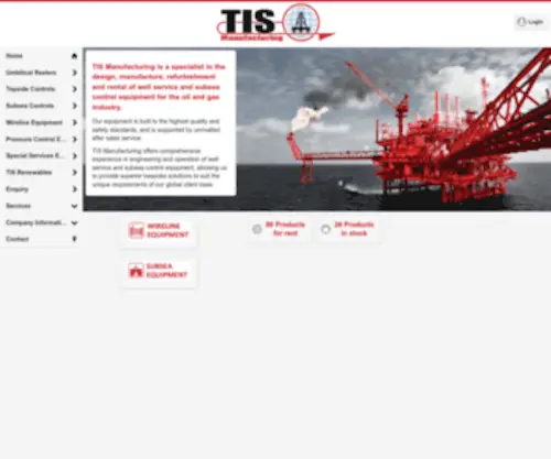 Tis-Manufacturing.com(TIS Manufacturing) Screenshot