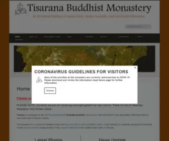 Tisarana.ca(In the Forest Tradition of Ajahn Chah) Screenshot