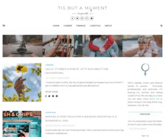 Tisbutamoment.com(Tis But A Moment) Screenshot