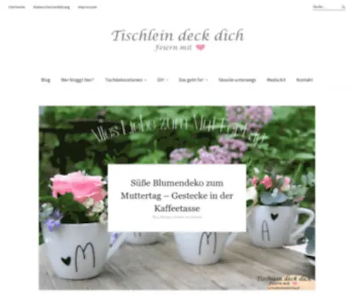 Tischleindeckdich-Blog.de(Tischlein deck dich) Screenshot