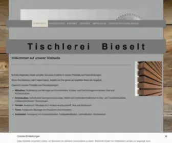 Tischlerei-Bieselt.de(Möbelbau) Screenshot