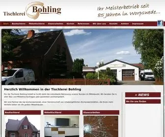 Tischlerei-Bohling.de(Möbeltischlerei) Screenshot