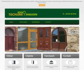 Tischlerei-Ihmann.de(Möbel) Screenshot