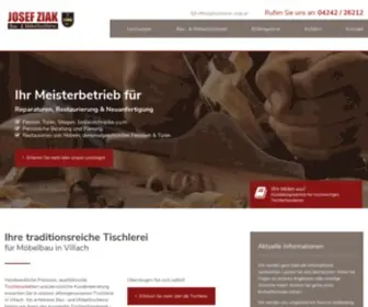 Tischlerei-Ziak.at(Unsere Bau) Screenshot