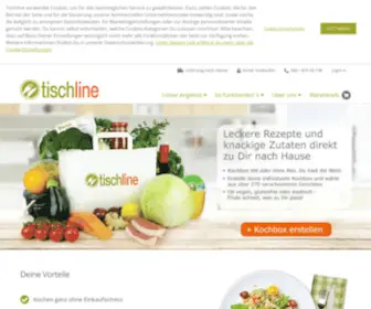 Tischline.de(Rezepte und Zutaten direkt nach Hause) Screenshot