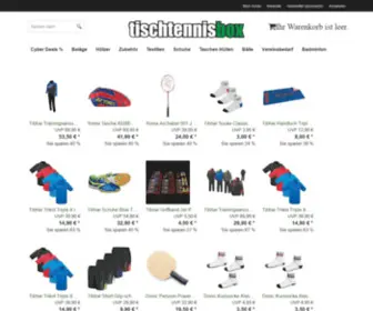 Tischtennisbox.de(Tischtennisbox) Screenshot