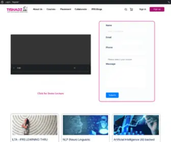 Tishadz.com(LMS) Screenshot