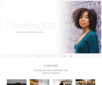 Tishwonders.co.uk(Food for Balanced & Intuitive living) Screenshot