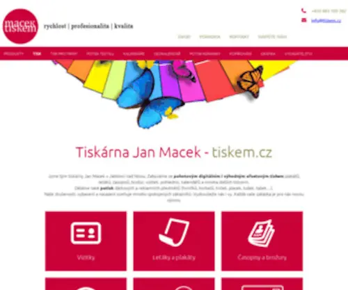 Tiskem.cz(Tiskárna Jan Macek Jablonec) Screenshot