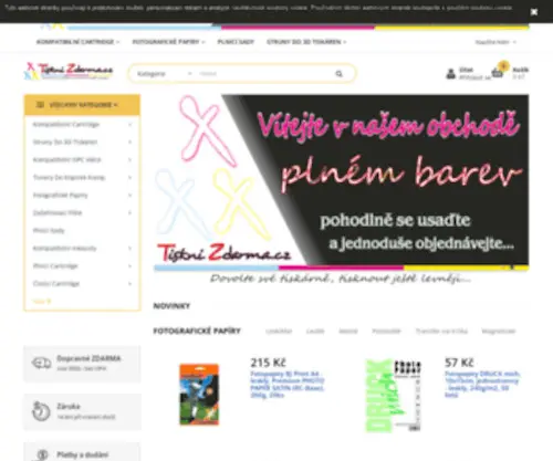 Tisknizdarma.cz(Shop) Screenshot