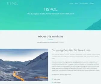 Tispol.org(European Traffic Police Network) Screenshot