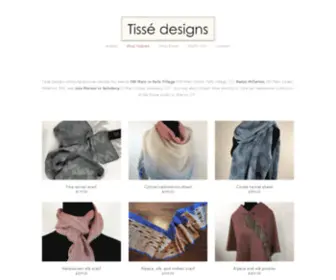 Tissedesigns.com(Tissé Designs) Screenshot