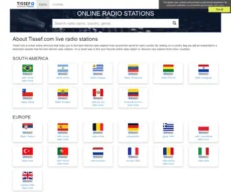 Tissef.com(Internet Radio) Screenshot