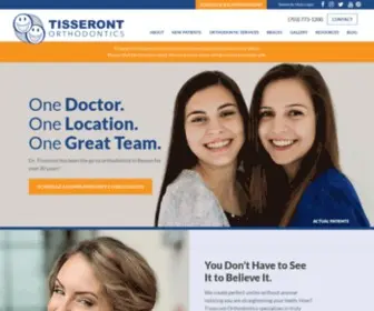 Tisserontorthodontics.com(Orthodontic Specialists) Screenshot