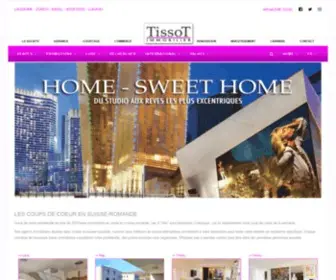 Tissot-Immobilier.ch(TissoT) Screenshot