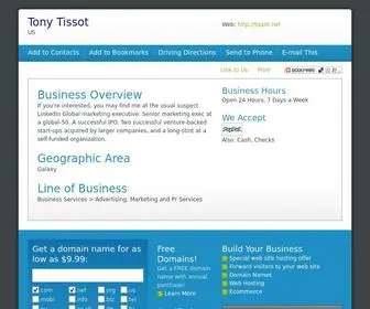 Tissot.net(Tony Tissot) Screenshot