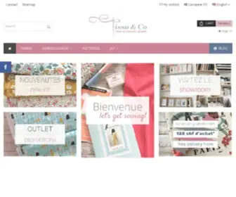 Tissuandco.ch(Tissu & Co) Screenshot
