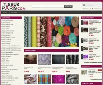Tissus-Paris.com(Tissus Paris) Screenshot