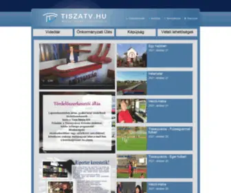 Tiszatv.hu(Kezdőlap) Screenshot