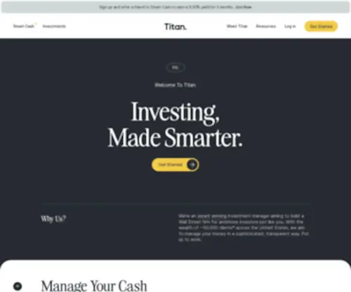 Titan.com(Insurance and Financial Services Company) Screenshot