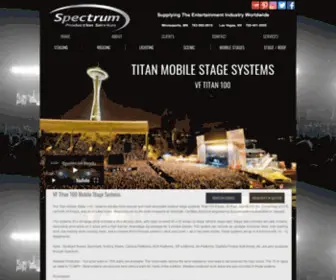 Titan5040.com(VF Titan 100 Mobile Stage Systems) Screenshot