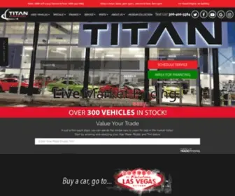 Titanauto.ca(Titan Automotive Group in Regina) Screenshot