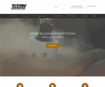 Titanbuildingproducts.com(Titan Building Products) Screenshot