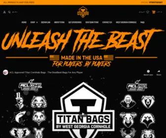 Titancornholebags.com(Titan Bags) Screenshot