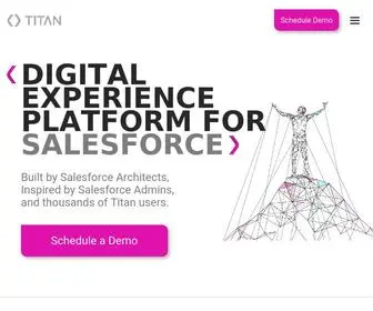 TitandXp.com(Digital Experience Platform for Salesforce) Screenshot